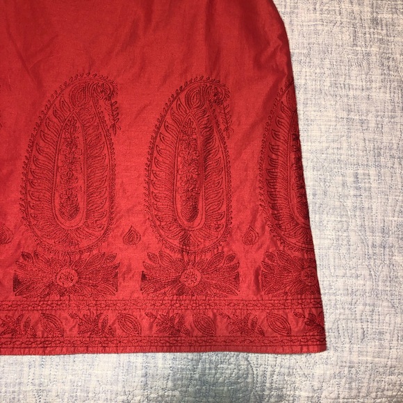 Light red strapless dress from Ann Taylor - Picture 3 of 6